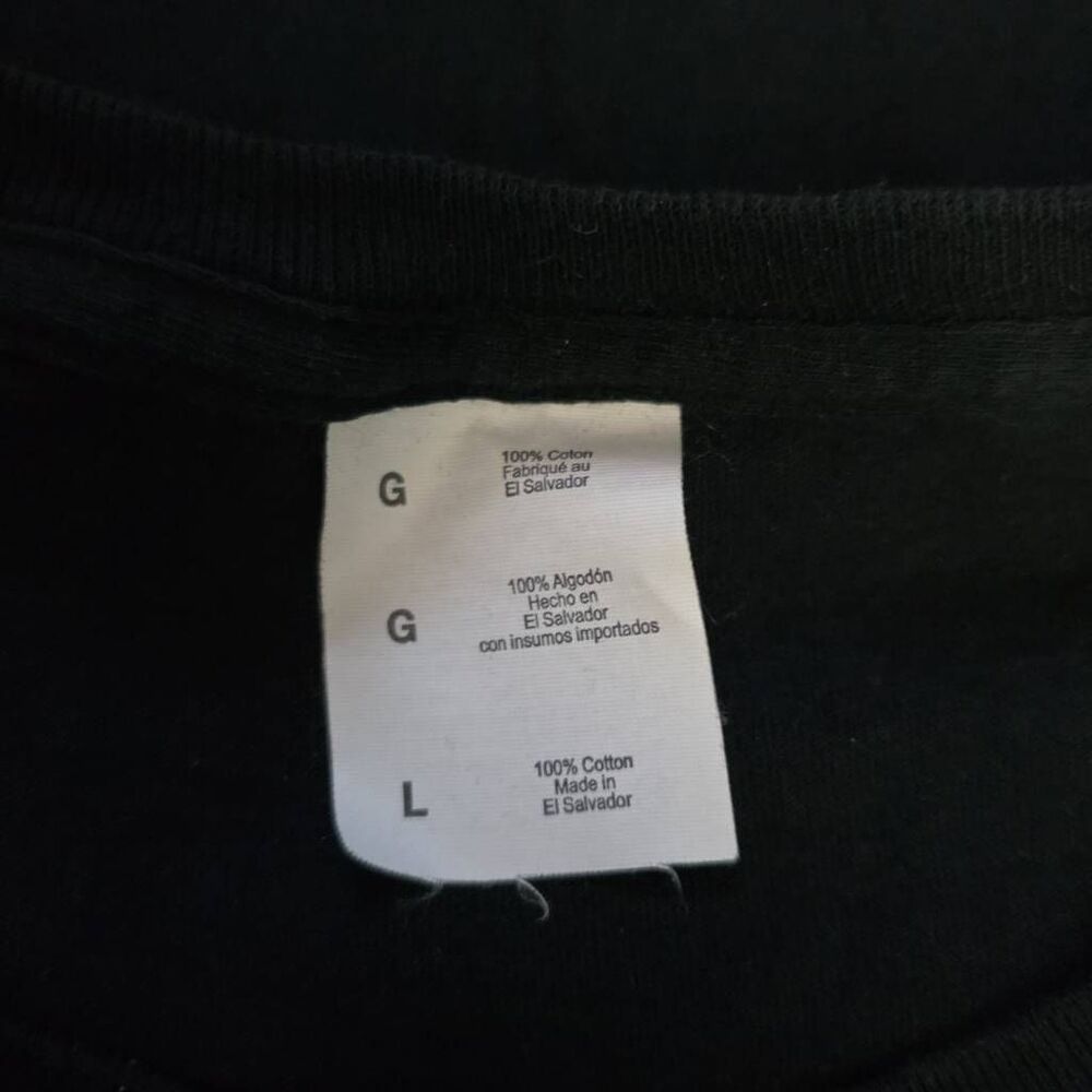 Men's Size Large Black White That's a Terrible Idea Short Sleeve T-shirt - Picture 2 of 4